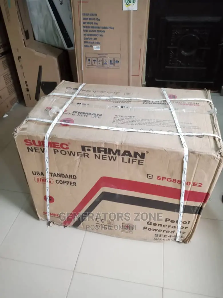 Automatic Sumec Firman Brand New Generator-Spg8800es,8.5kva
