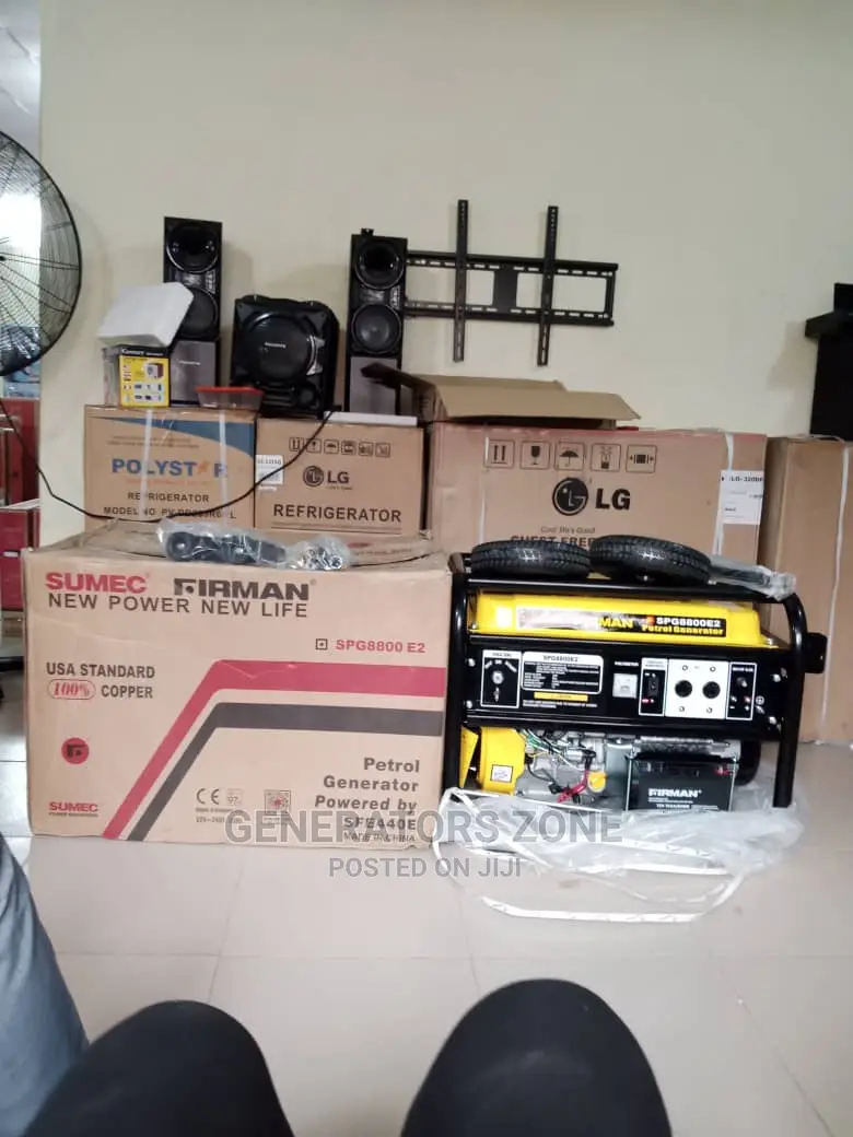 Sumec Firman Generator With Tyre,Spg8800e2,Automatic 8.5kva