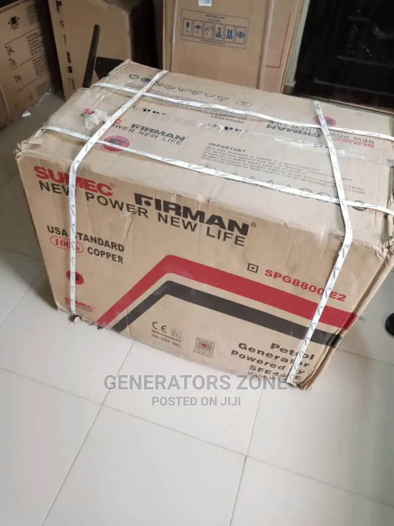 Sumec Firman Generator With Tyre,Spg8800e2,Automatic 8.5kva