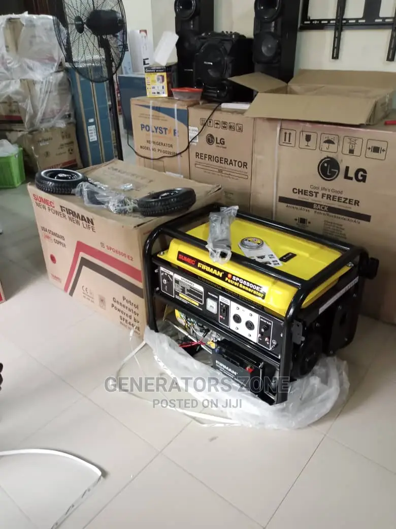 Spg8800e2 Sumec Firman Generator With Tyre-Automatic 8.5kva
