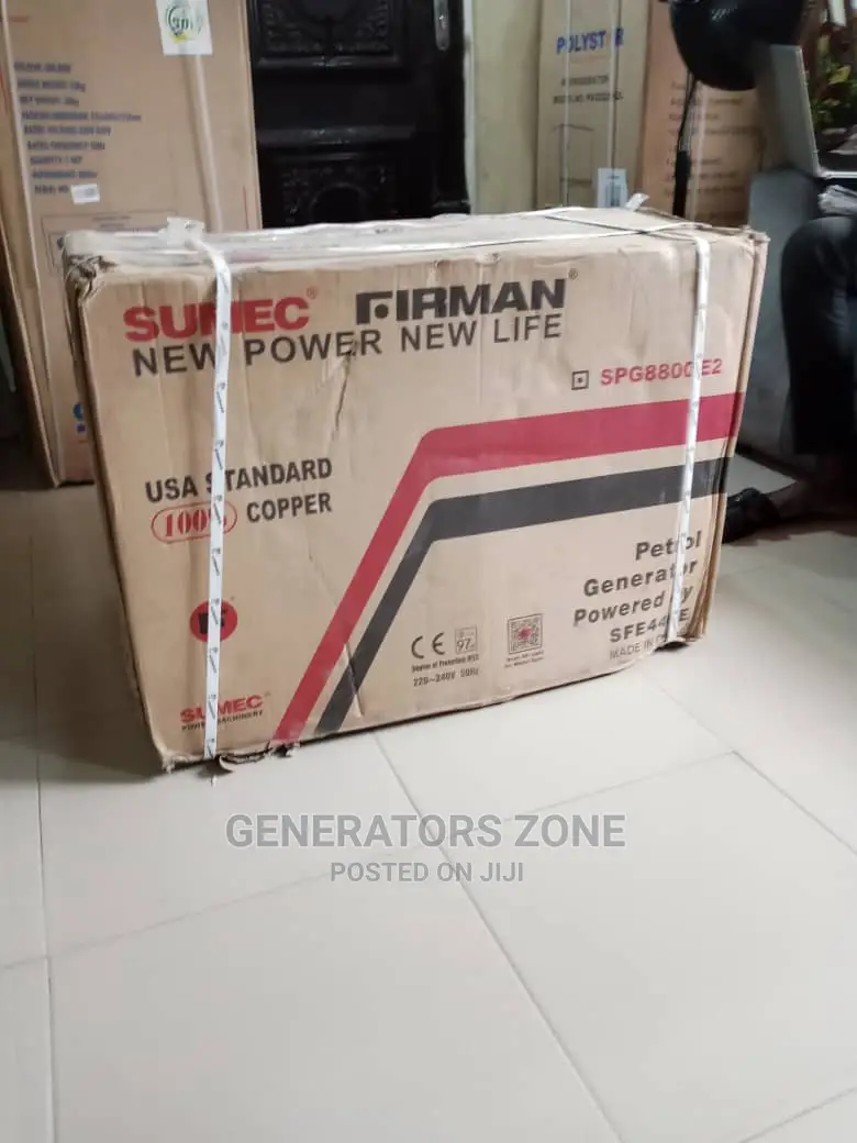 Spg8800e2-Sumec Firman Generator With Tyres-Automatic 8.5kva