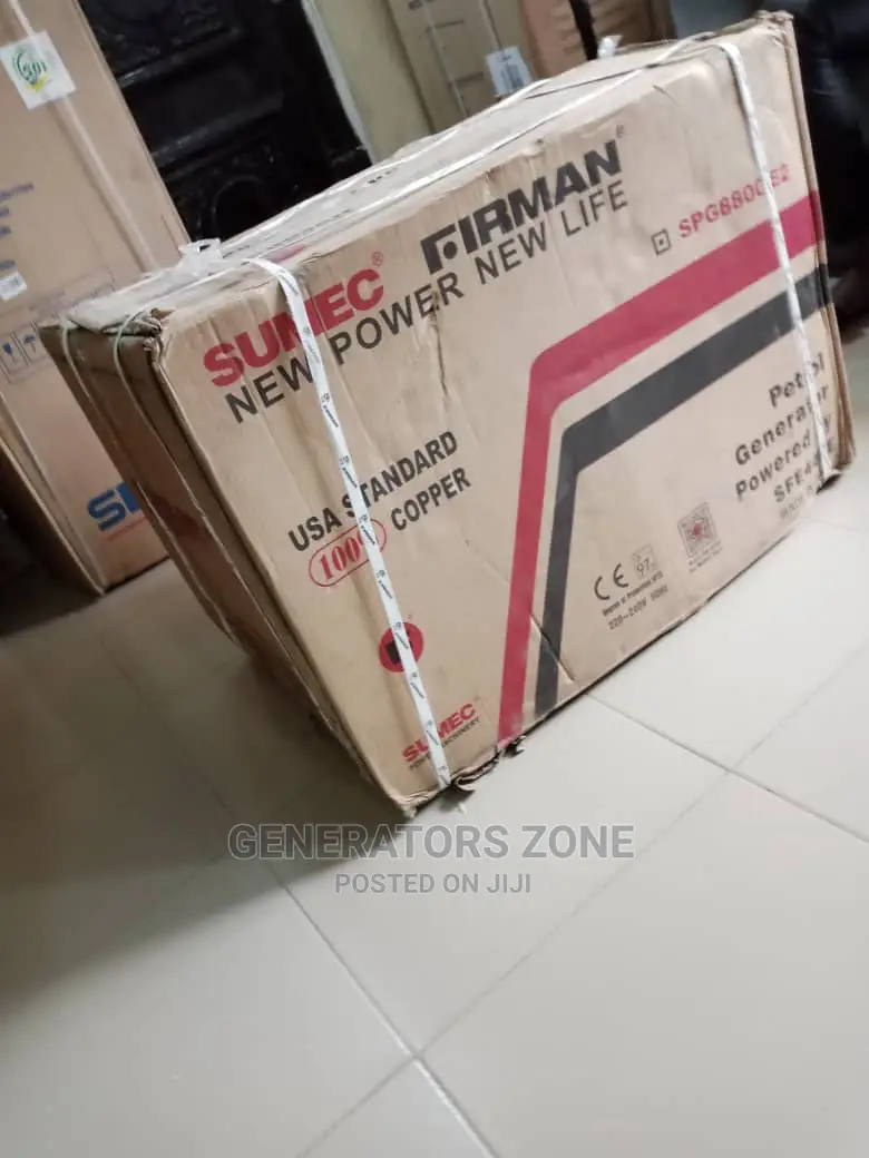 Spg8800e2-Sumec Firman Generator With Tyres-Key Start 8.5kva