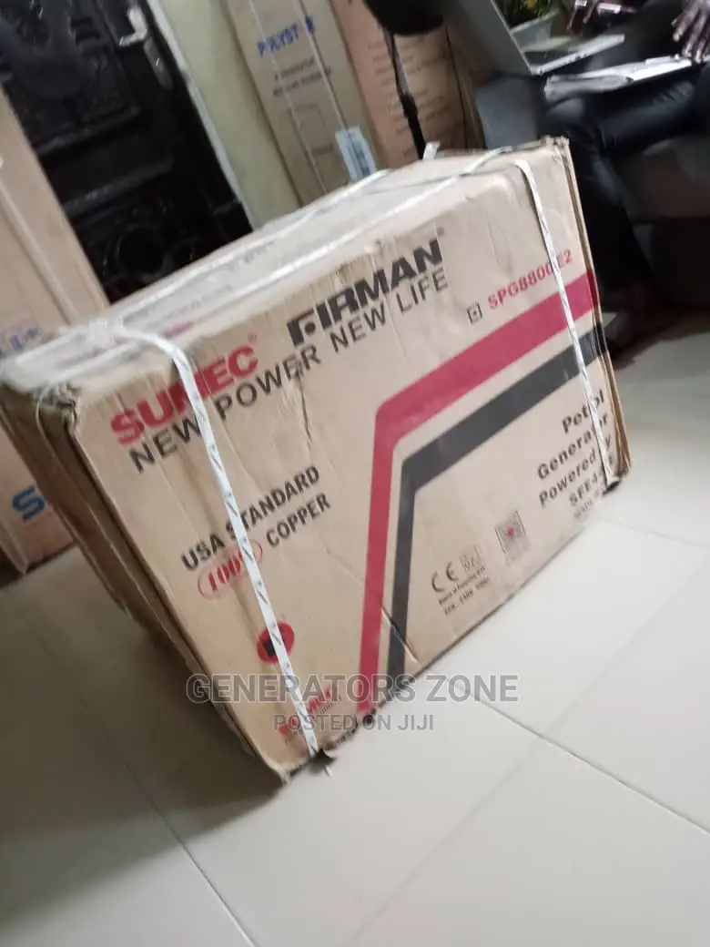 Spg8800e2-Sumec Firman Generator PLUS Tyres-Key Start 8.5kva