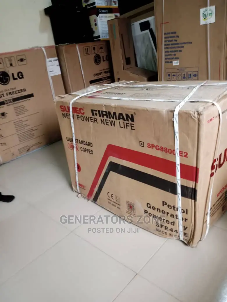 Spg8800e2 Sumec Firman Generator -Key Start 8.5kva With Tyre