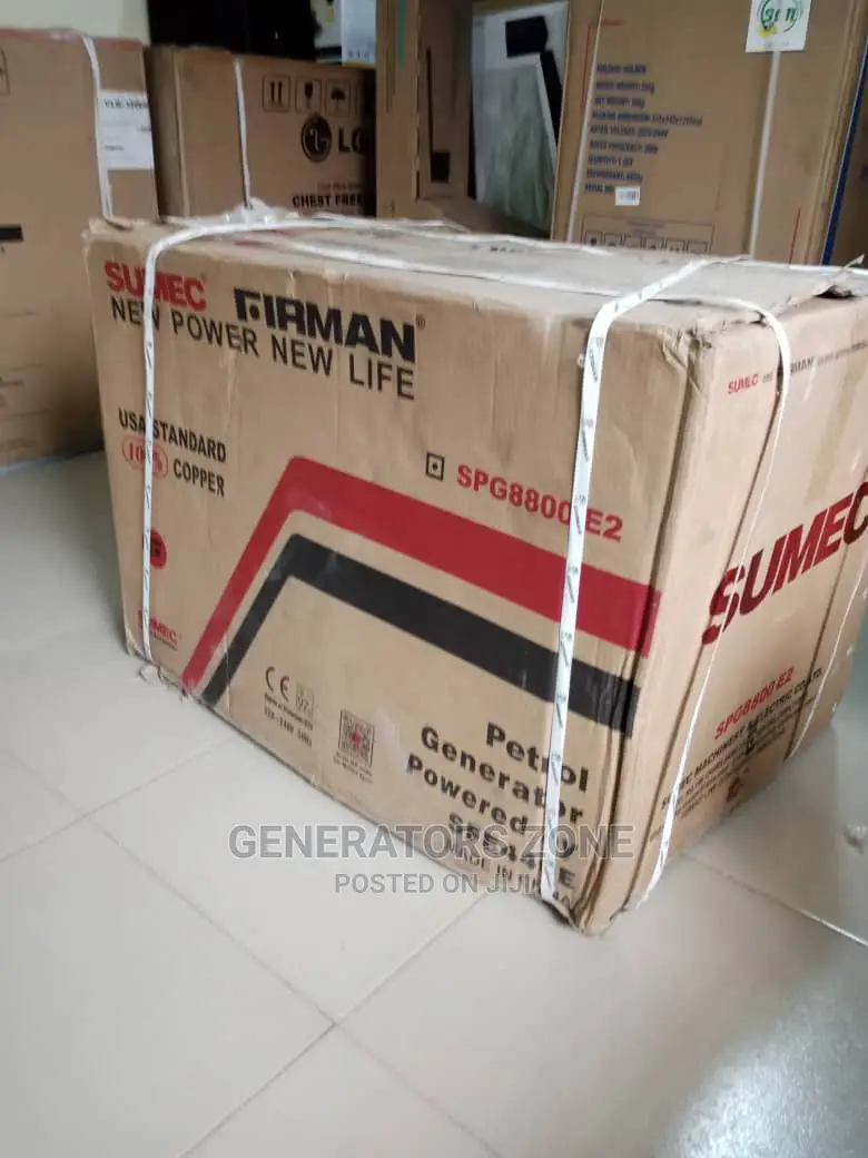 Spg8800e2 Sumec Firman Generator-Automatic 8.5kva With Tyres