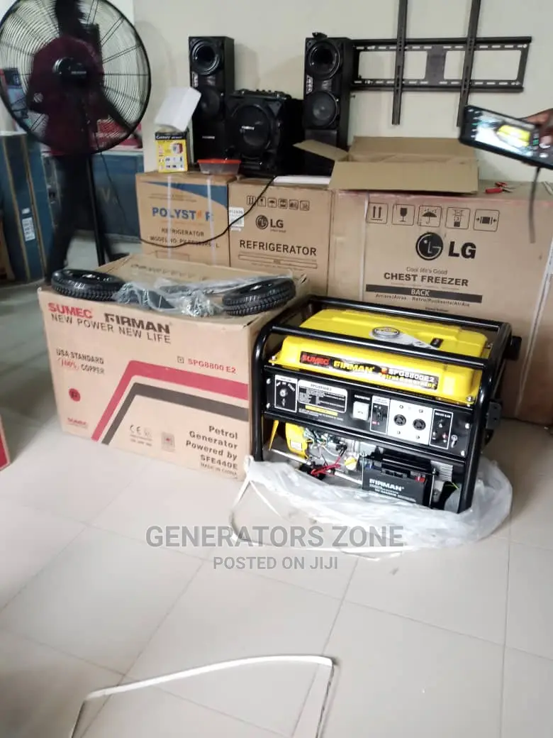 Sumec Firman Automatic 100%Copper Generator Spg8800e2 8.5kva