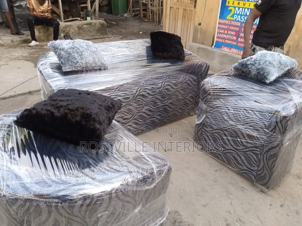 Elegant Living Room Sofa Set – 3 Seater 2 Singles Available