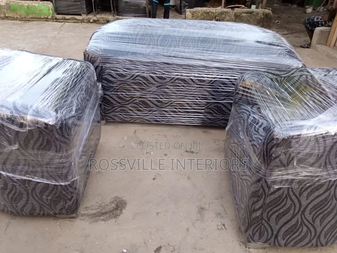 Elegant Living Room Sofa Set – 3 Seater 2 Singles Available