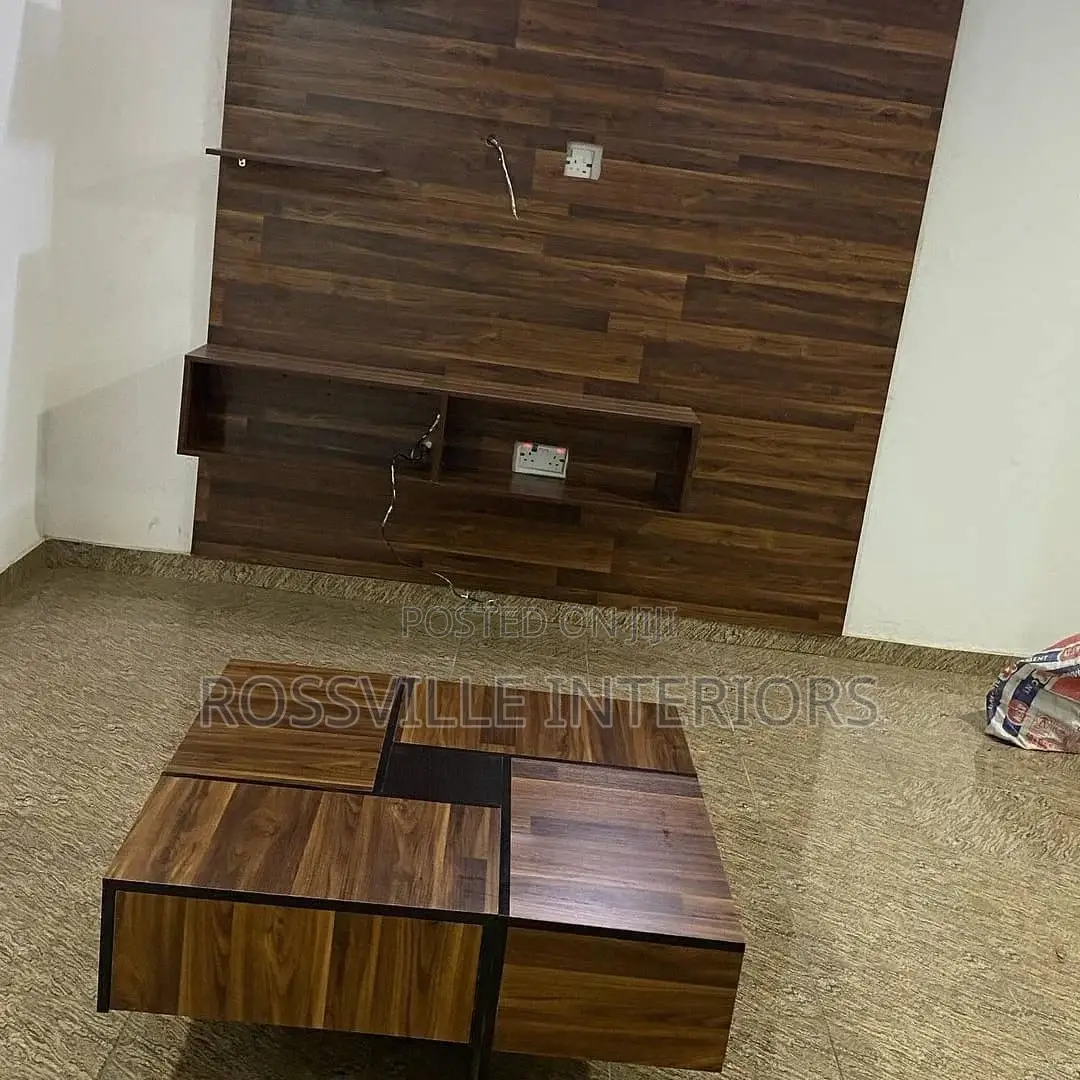 Entertainment Unit With Coffee Table