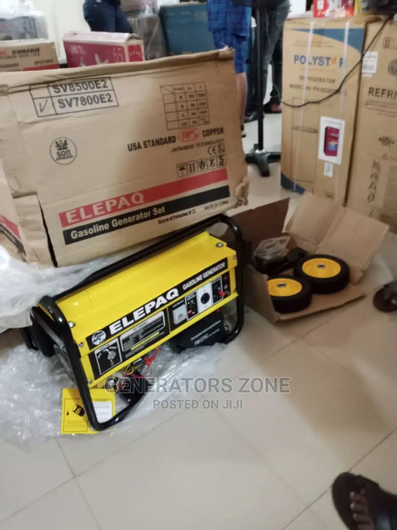 Elepaq 5kva Generator Sv7800e2 - Automatic, With Tyres