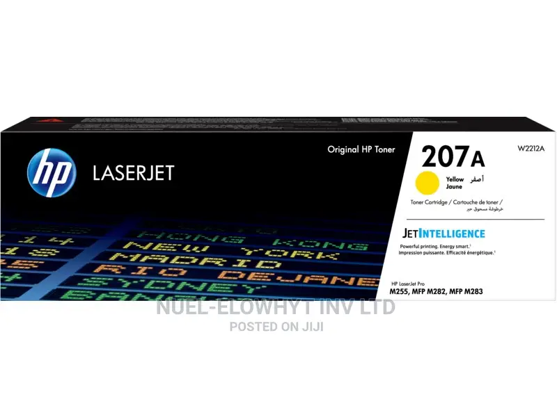 HP 207A Yellow Original Laserjet Toner Cartridge (W2212A
