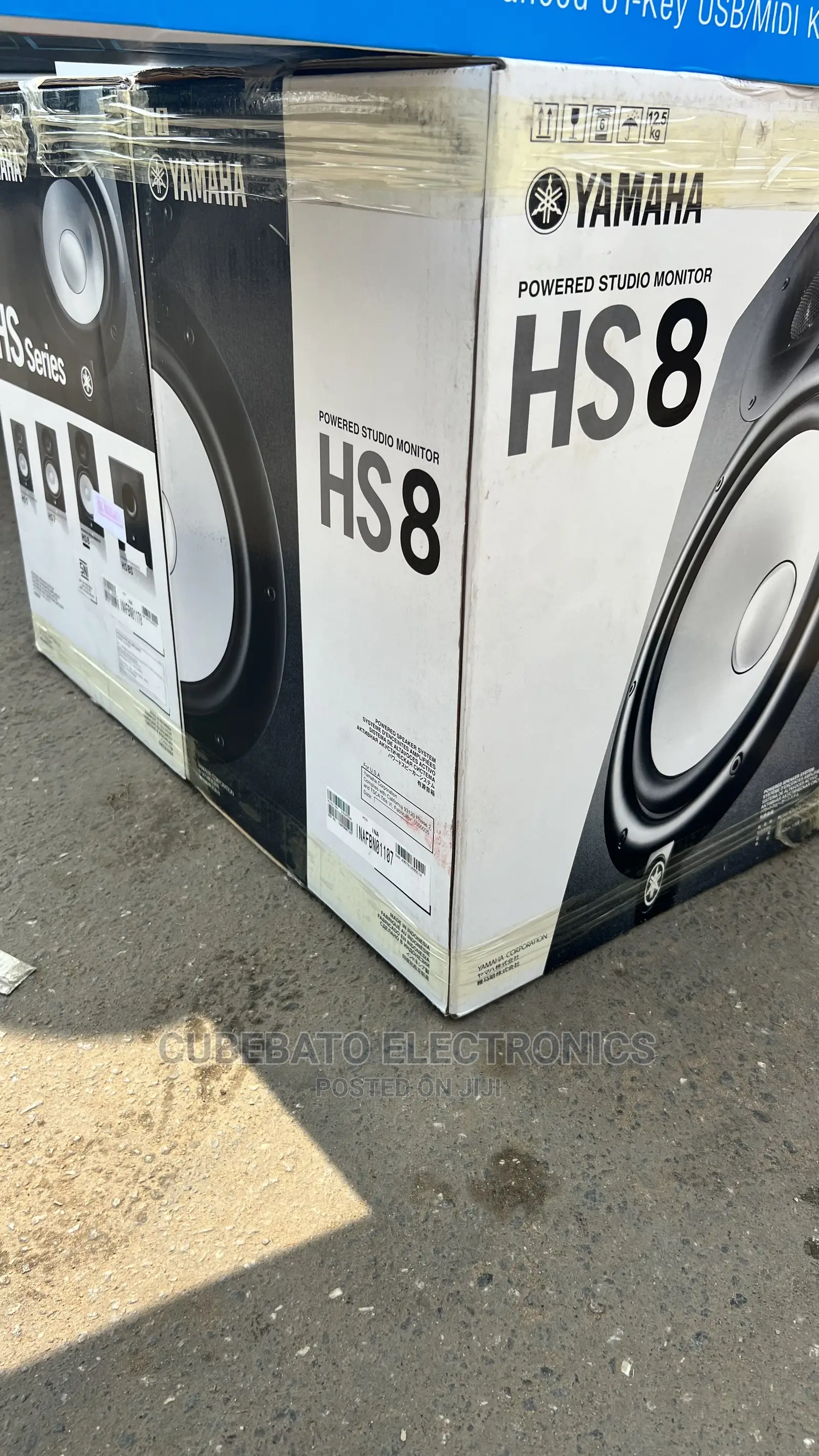 Yamaha Hs8 Studio Monitor Speaker Black