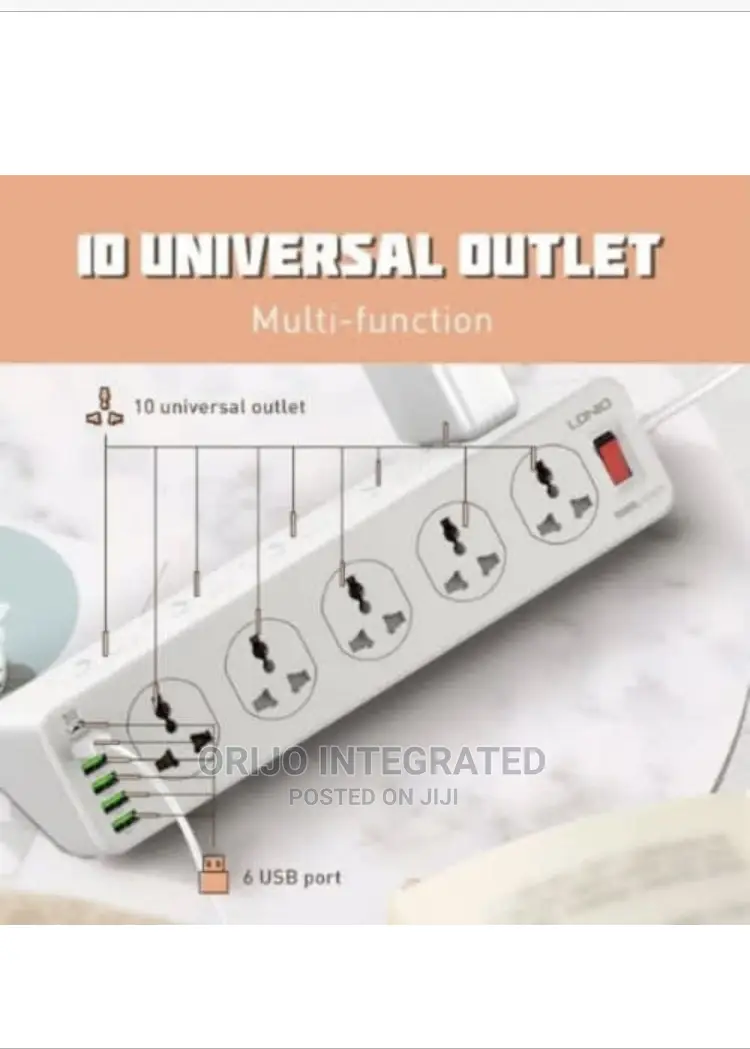 Ldnio 10 Ports and 6 Usb Socket Charging Station