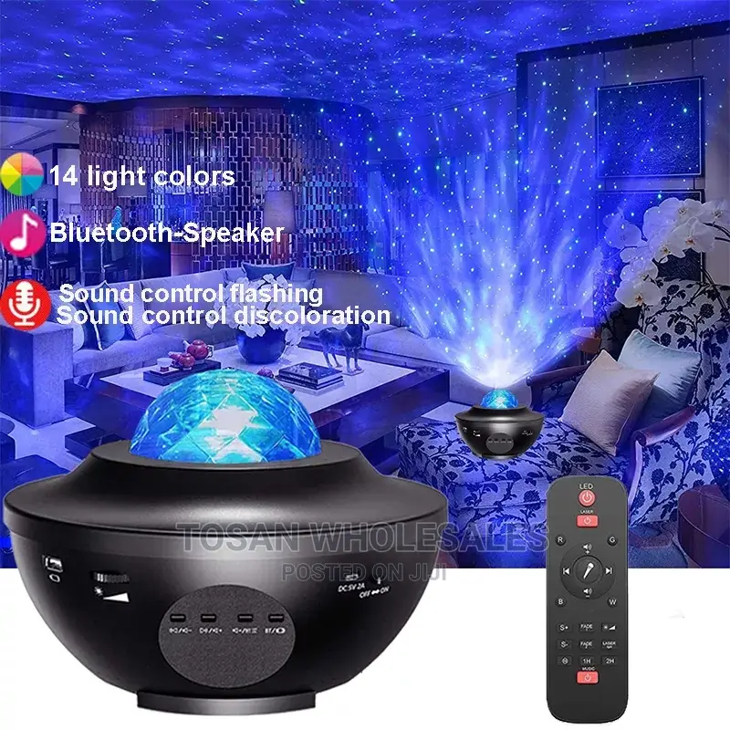 Starry Projector Light Led Night Lamp With Remote Control