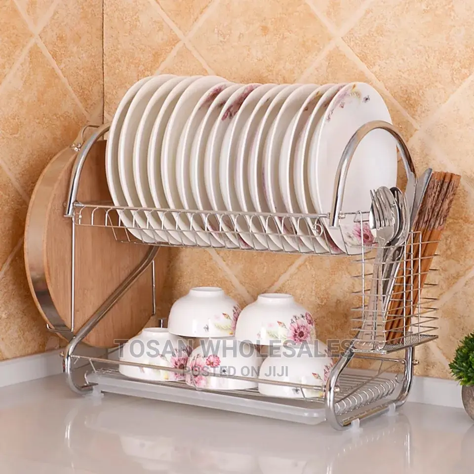 Stainless Steel 2 Layers Dish Rack