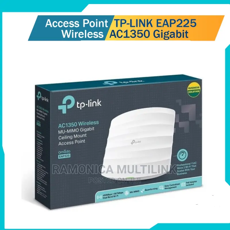 Tp-Link Eap225 Omada Ac1350 Dual-Band Wifi 5 Access Point