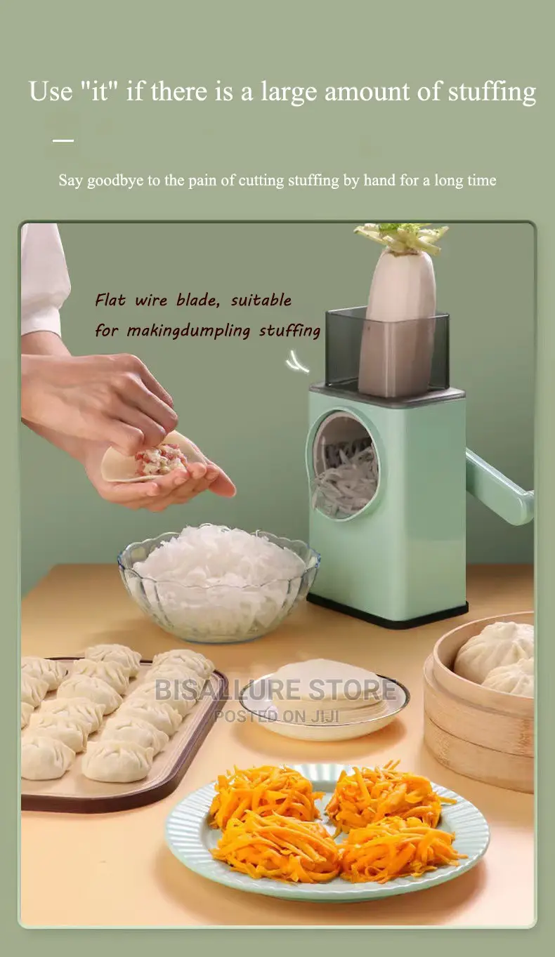 Multifunctional Vegetable Slicer Shredder and Grater