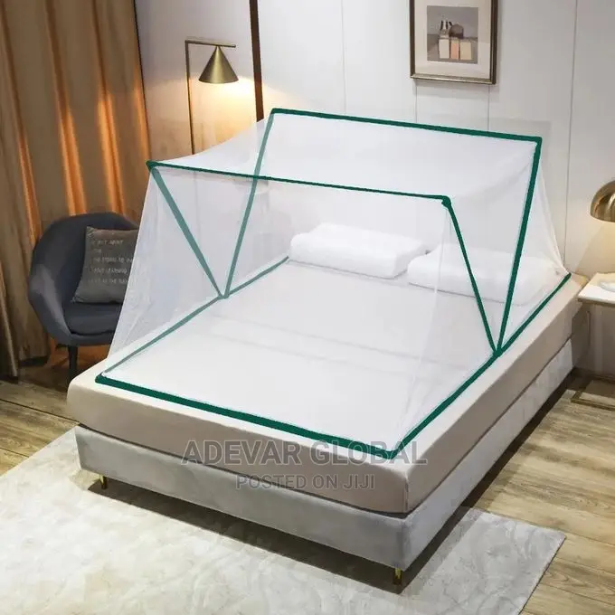 Collapsible Foldable Mosquito Net for Bed 2by4, 3by6, 4by6, 6by6, 7by6