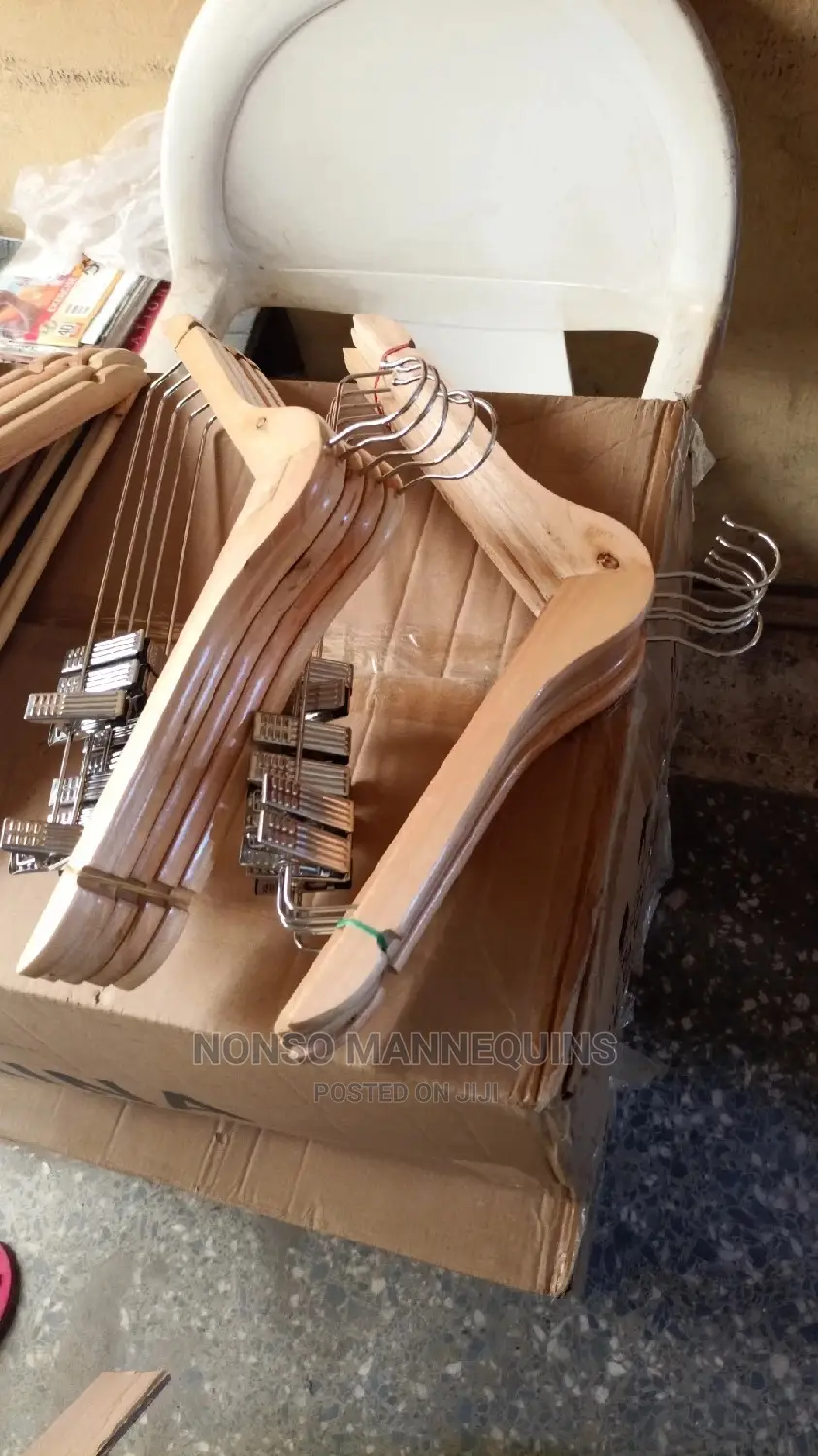 Wooden Clip Hangers. High Quality