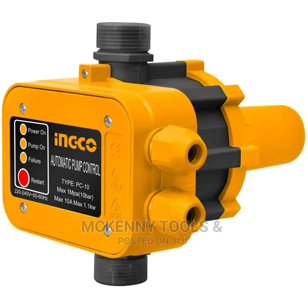 Ingco Automatic Switch Water Pump Pressure Controller 10 Bar