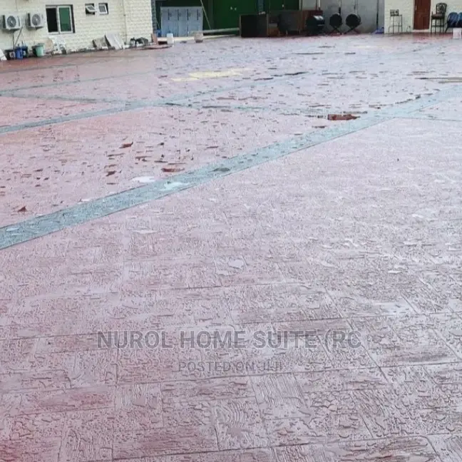 Stamped Concrete Floor System