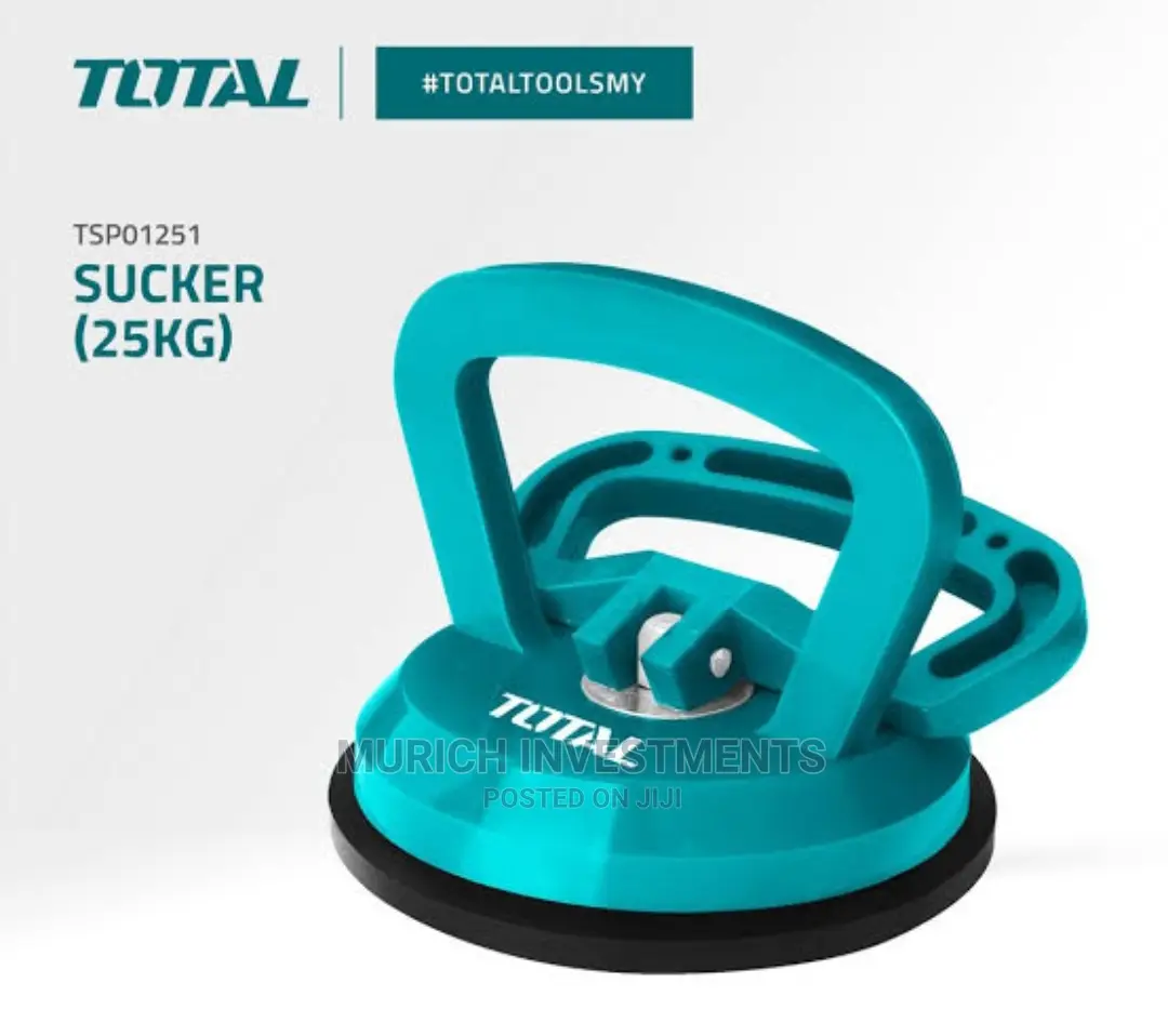 TOTAL Sucker Hand Suction Rubber Cup Glass Tile Lifter 25KG