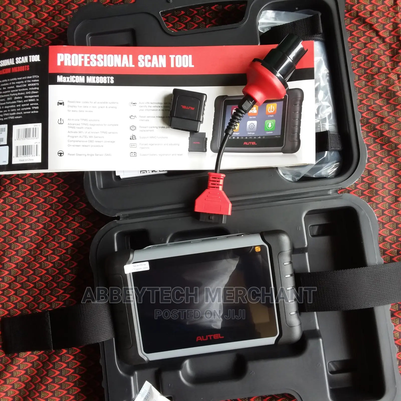 Autel Mk808ts Full System Cars Scanner Wit TPMS Programmin