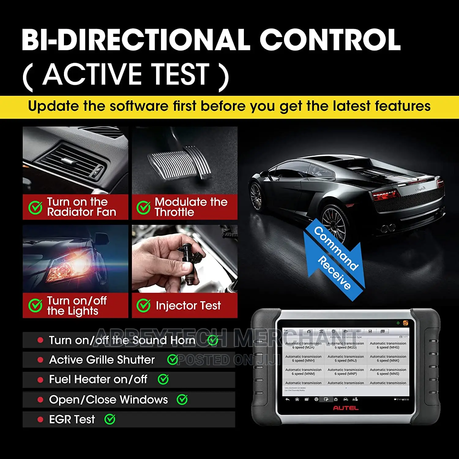 Autel Mk808ts Full System Cars Scanner Wit TPMS Programmin