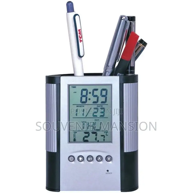 Desktop Digital Alarm Clock With Calendar