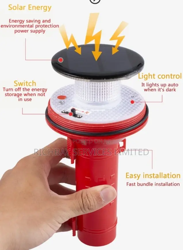 Lifebouy Solar Power LED Boat Signal Light