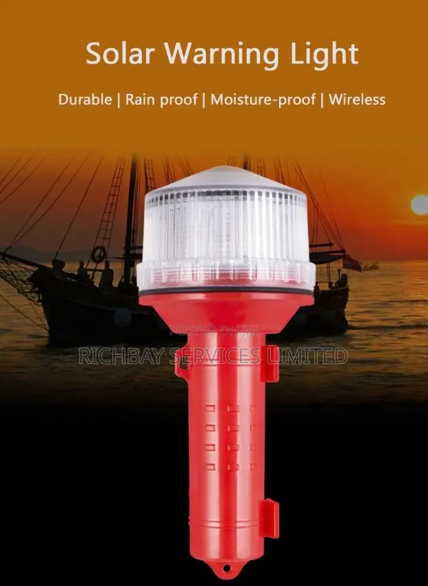 Lifebouy Solar Power LED Boat Signal Light