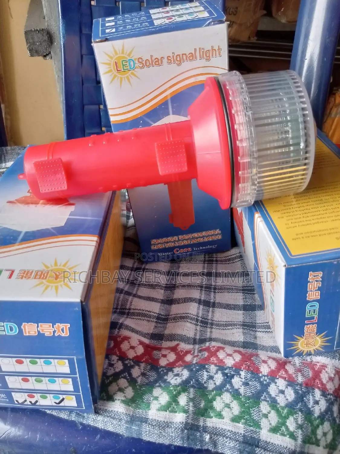 Lifebouy Solar Power LED Boat Signal Light