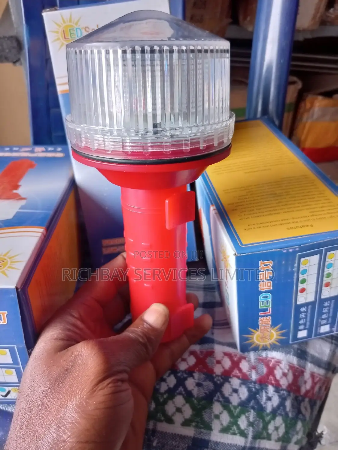 Lifebouy Solar Power LED Boat Signal Light