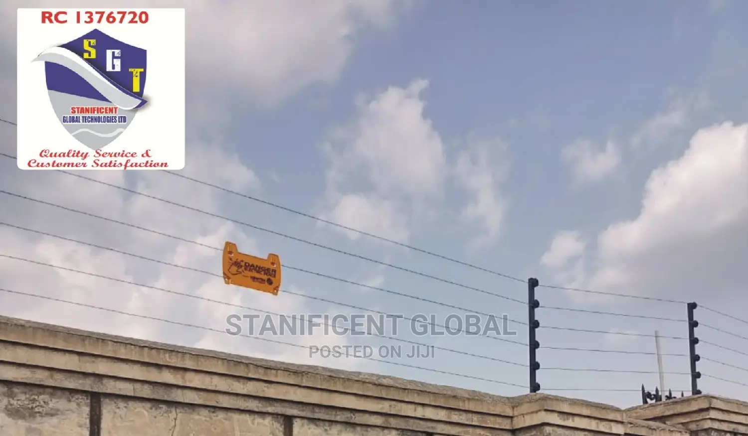 100 By 100feet Land Size Electric Fence Sales Installation