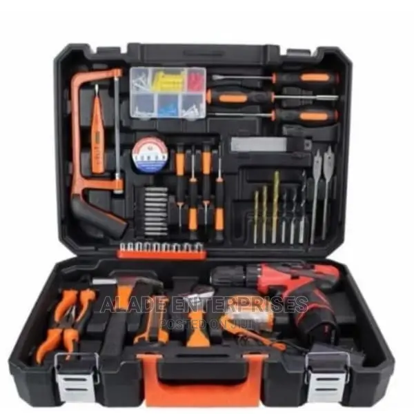 Tool Boxes With 12v Lithium Cordless Drill Machine