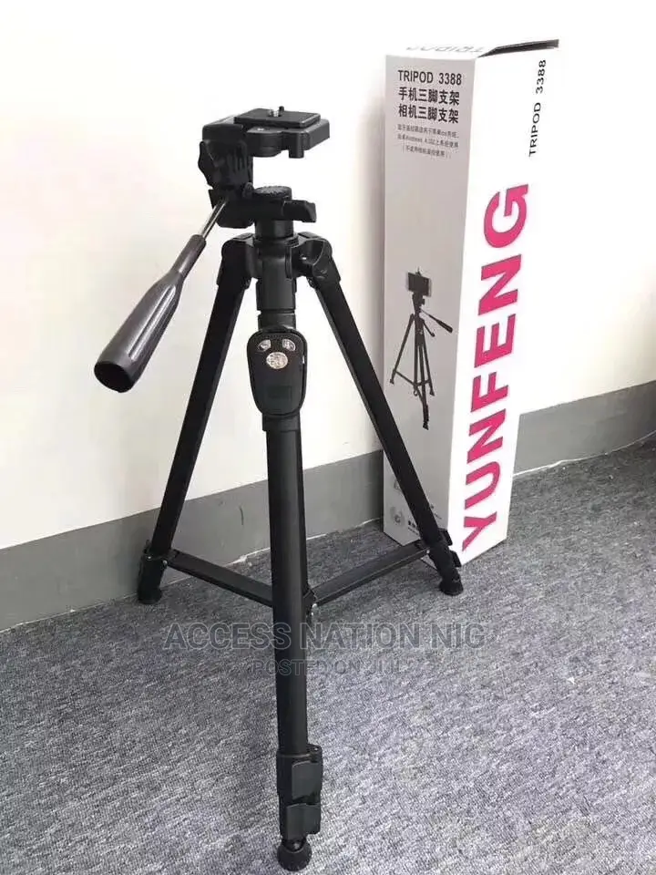 Yunteng 3388 Phone Camera Tripod Stand With Remote