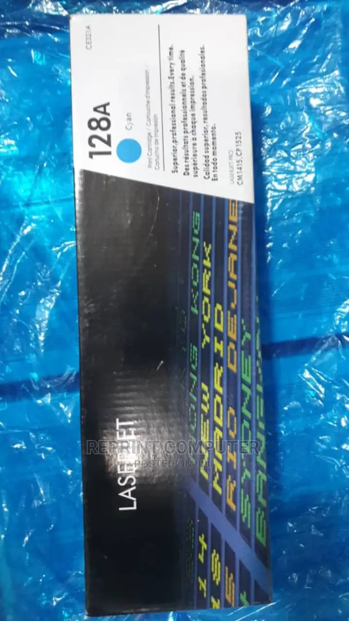 HP 128a Laserjet Toner Cartridge - Ce321a - Cyan