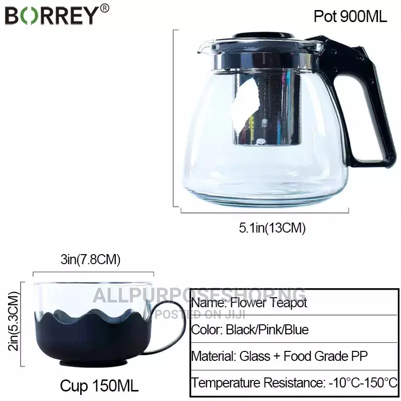 5pcs Tea / Coffee Pot Set