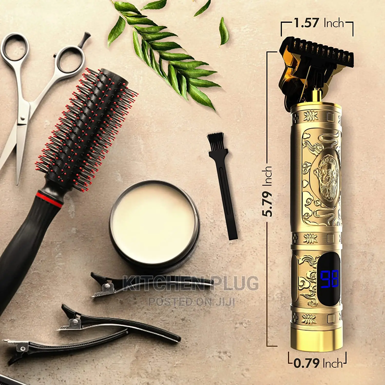 Professional Hair Clippers With Digital Display