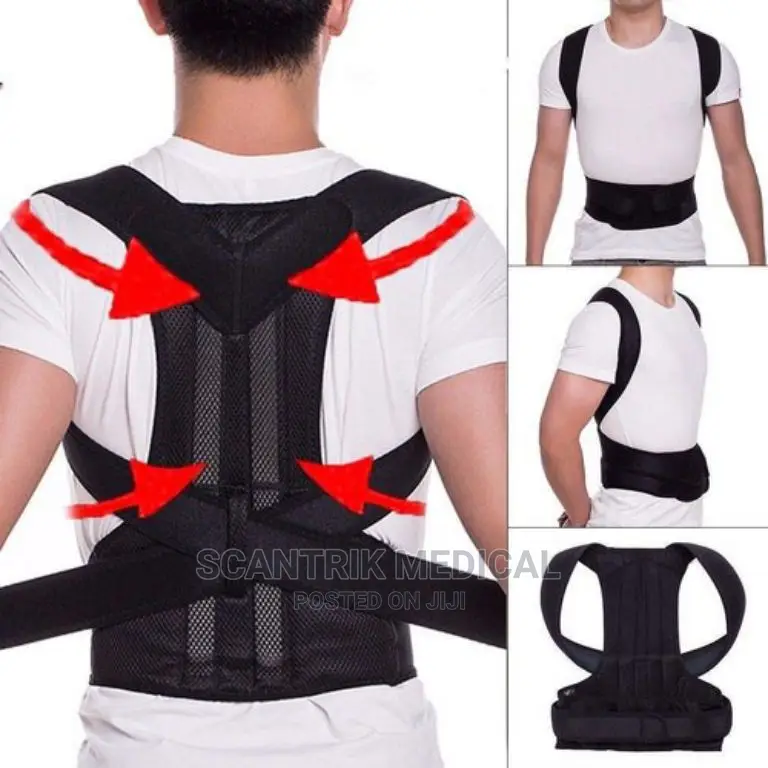 Portable Back Posture Lumbar Support Brace for Pain Relief
