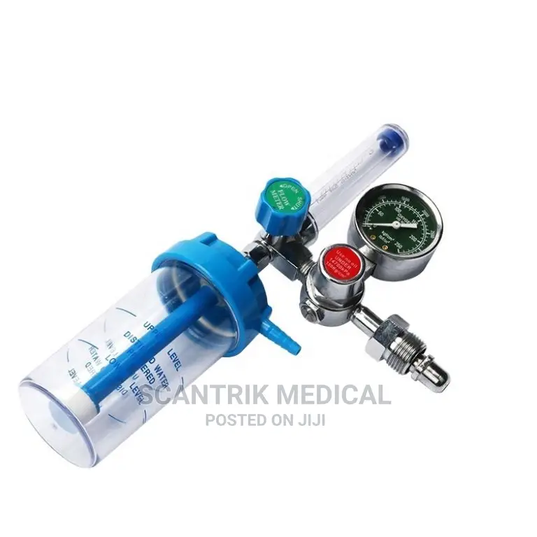 Safety Oxygen Flow Meter With Humidifier, Use Patient