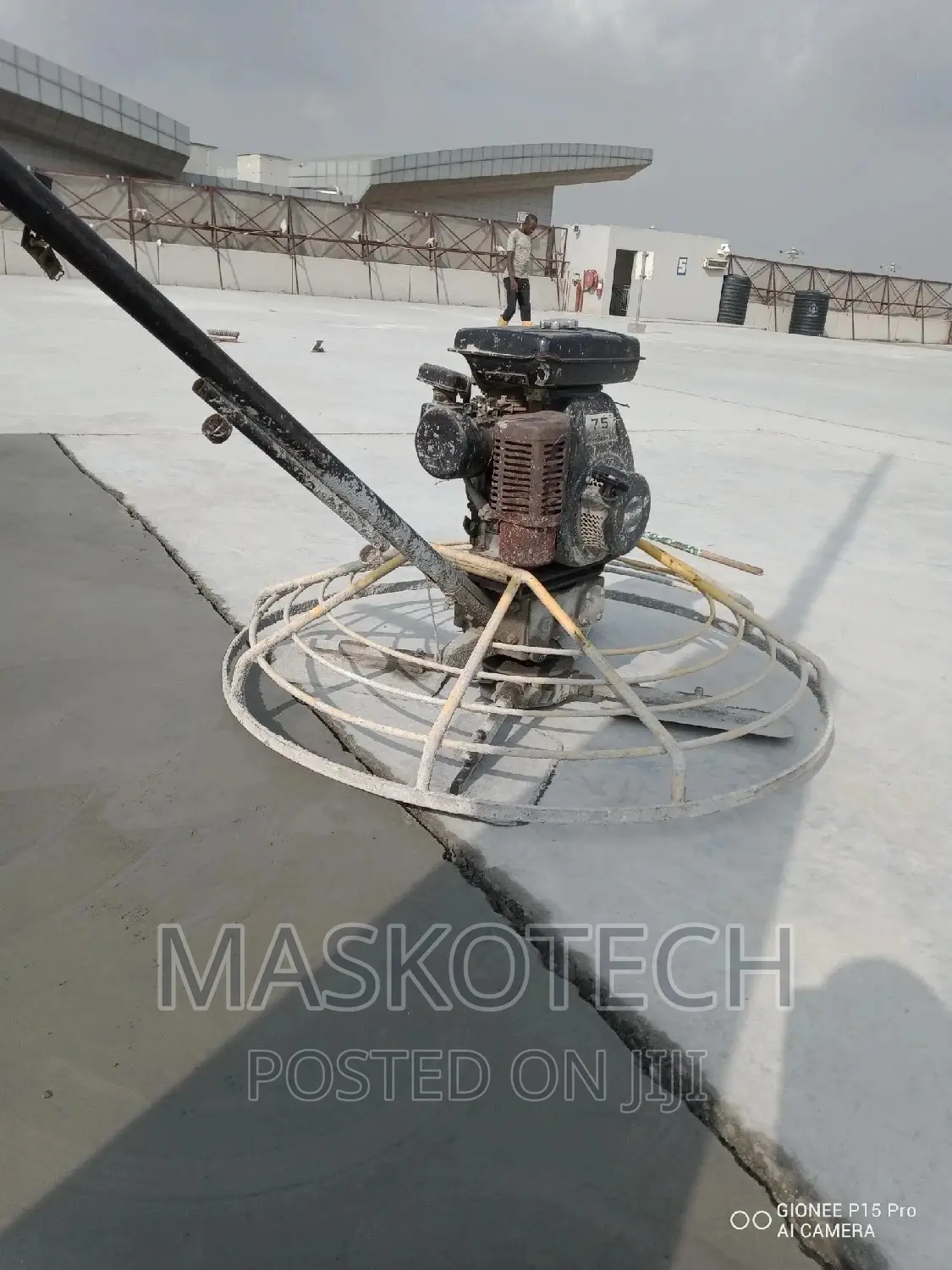 Power Trowel Operator in Lagos Nigeria, Floater Machine