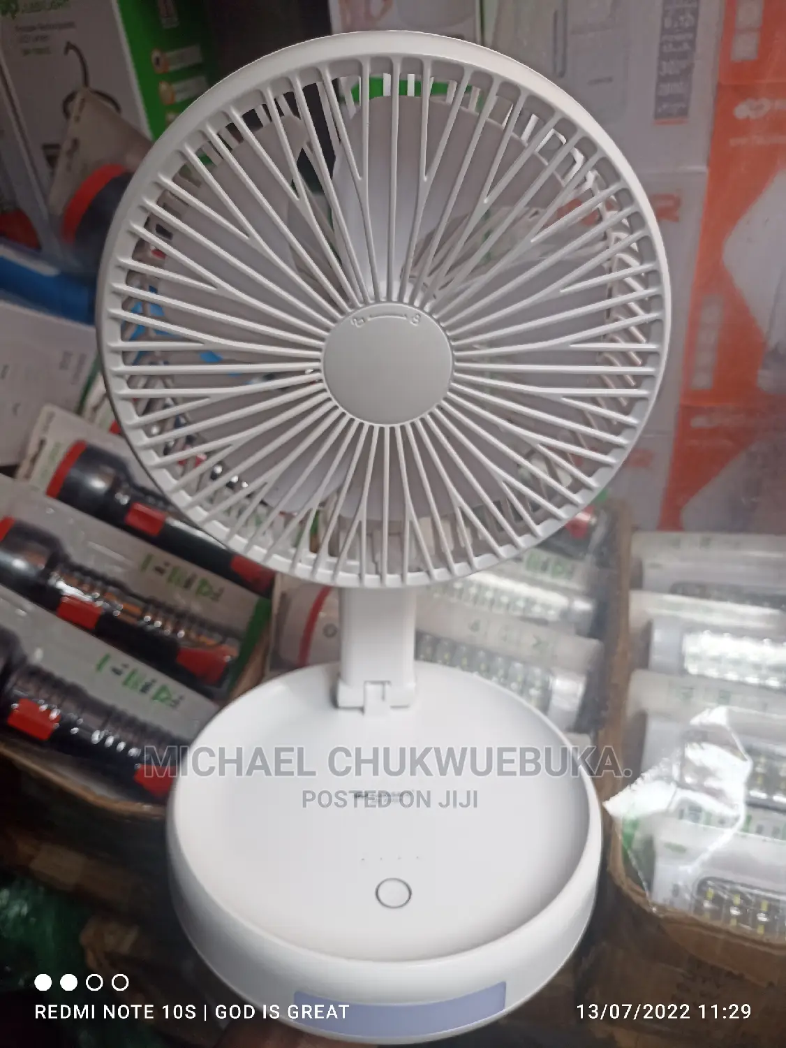 DP Rechargeable Portable Fan