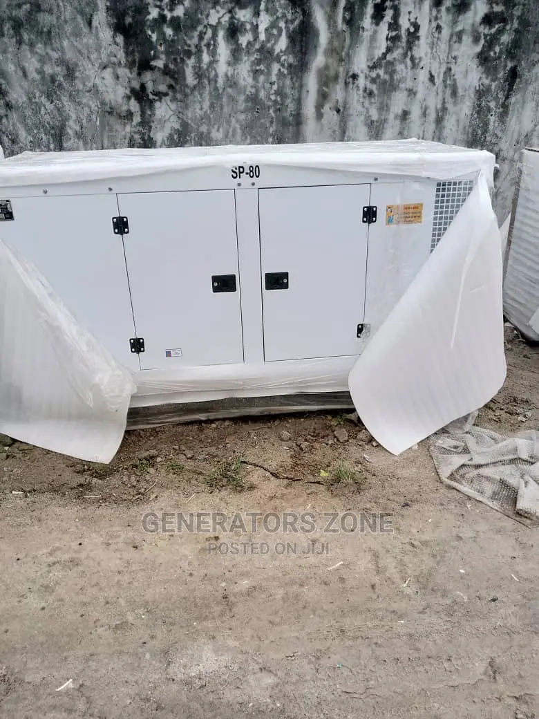 Rugged 80kva Soundproof Diesel Generator Perkins