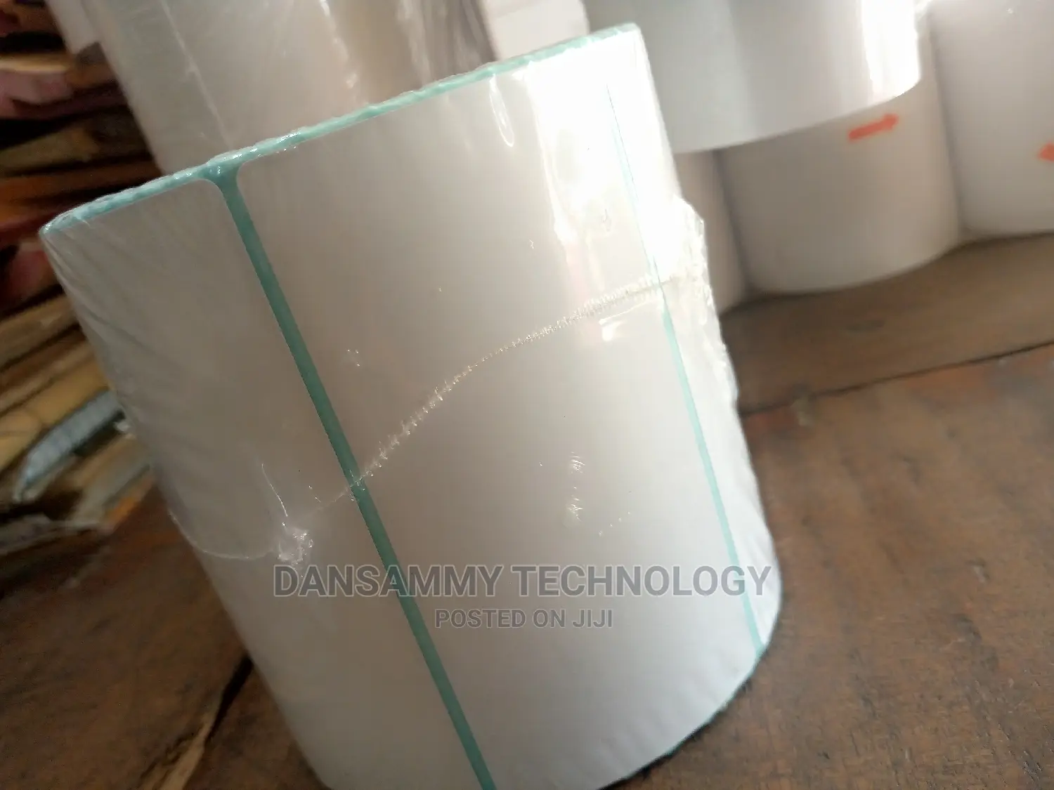 100*50mm by 1000labels in a Roll. Direct Thermal
