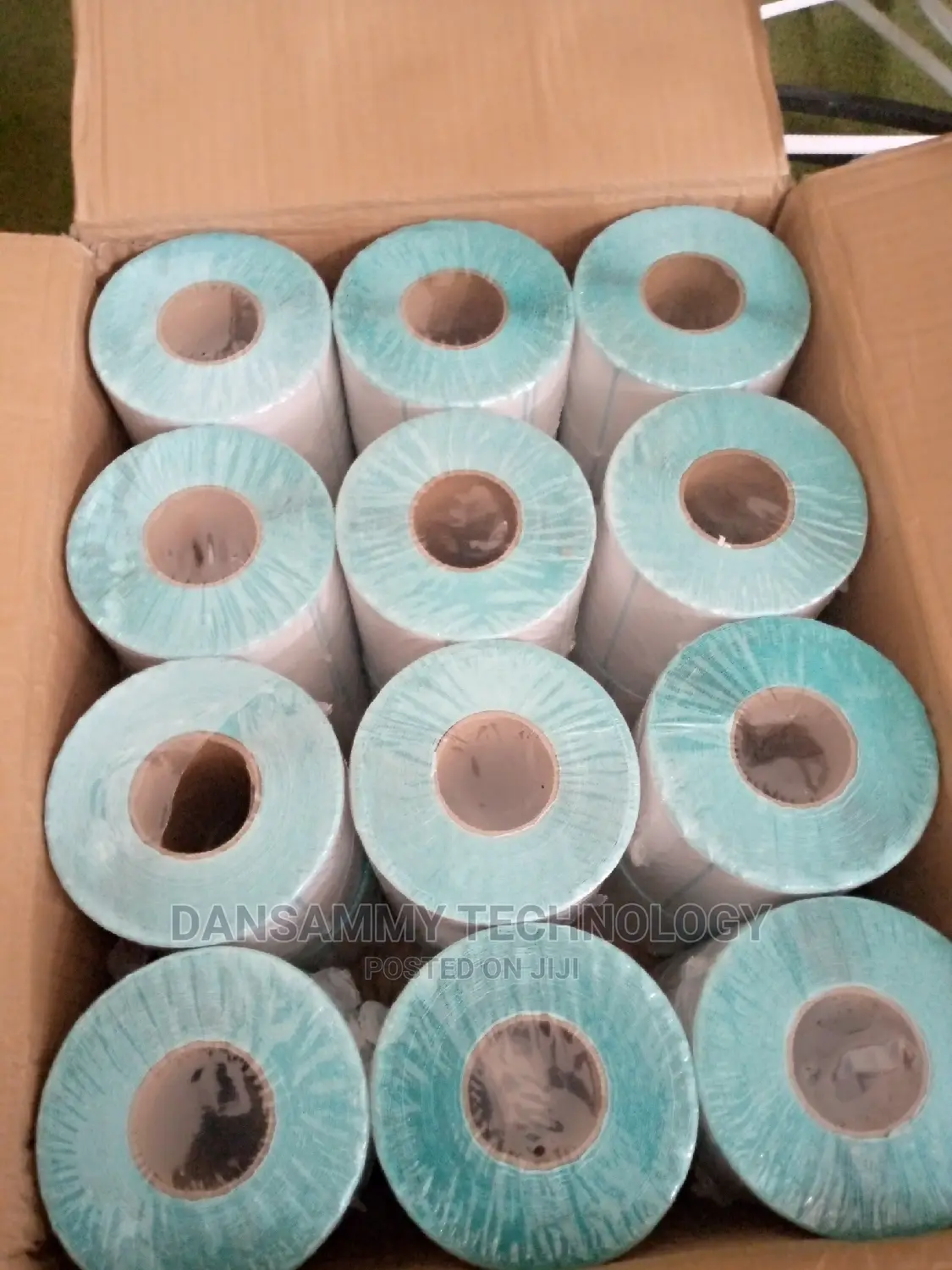 100*50mm by 1000labels in a Roll. Direct Thermal