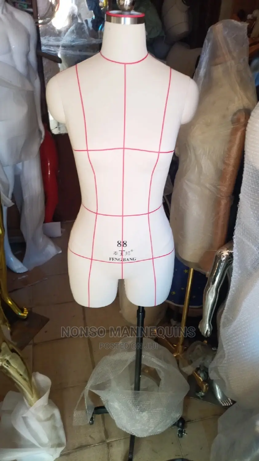 Size 10 Body Female Dressform Wirh Adjustable Height