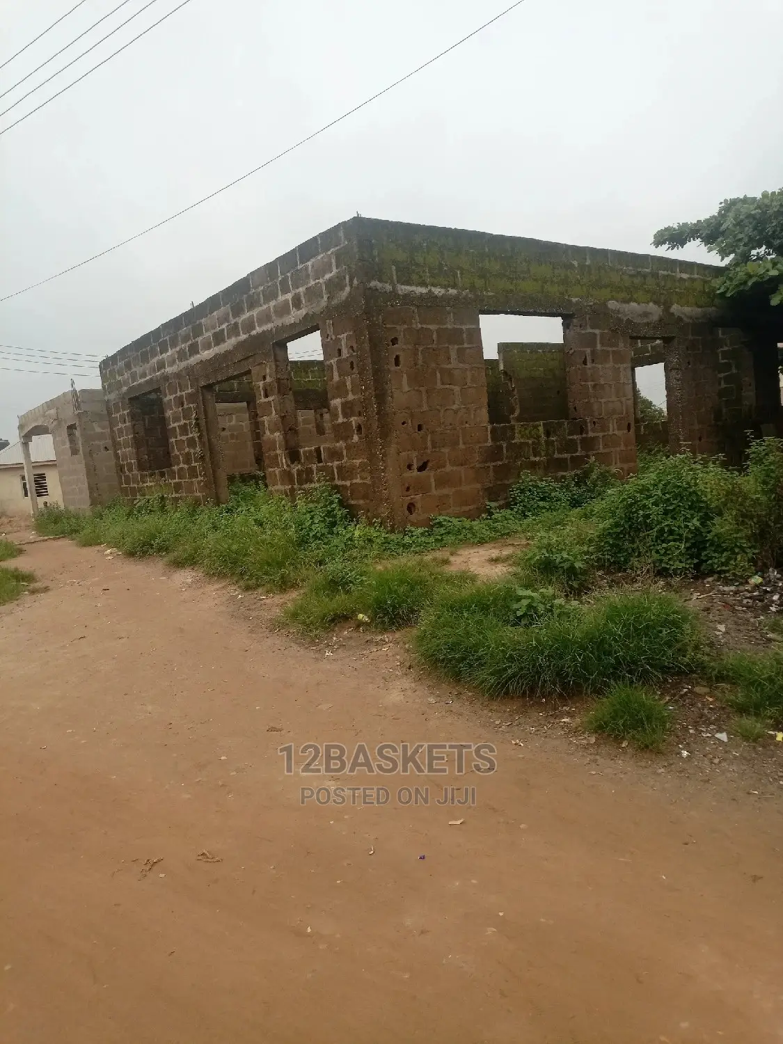 Carcase 3 Bedroom Flat on the Main Road, Magboro,Ogun State
