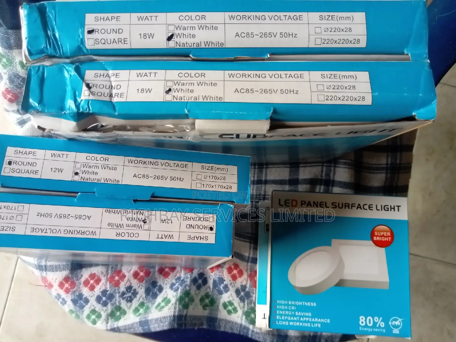 LED Suface Ceiling 6watt, 12watt And 18watt