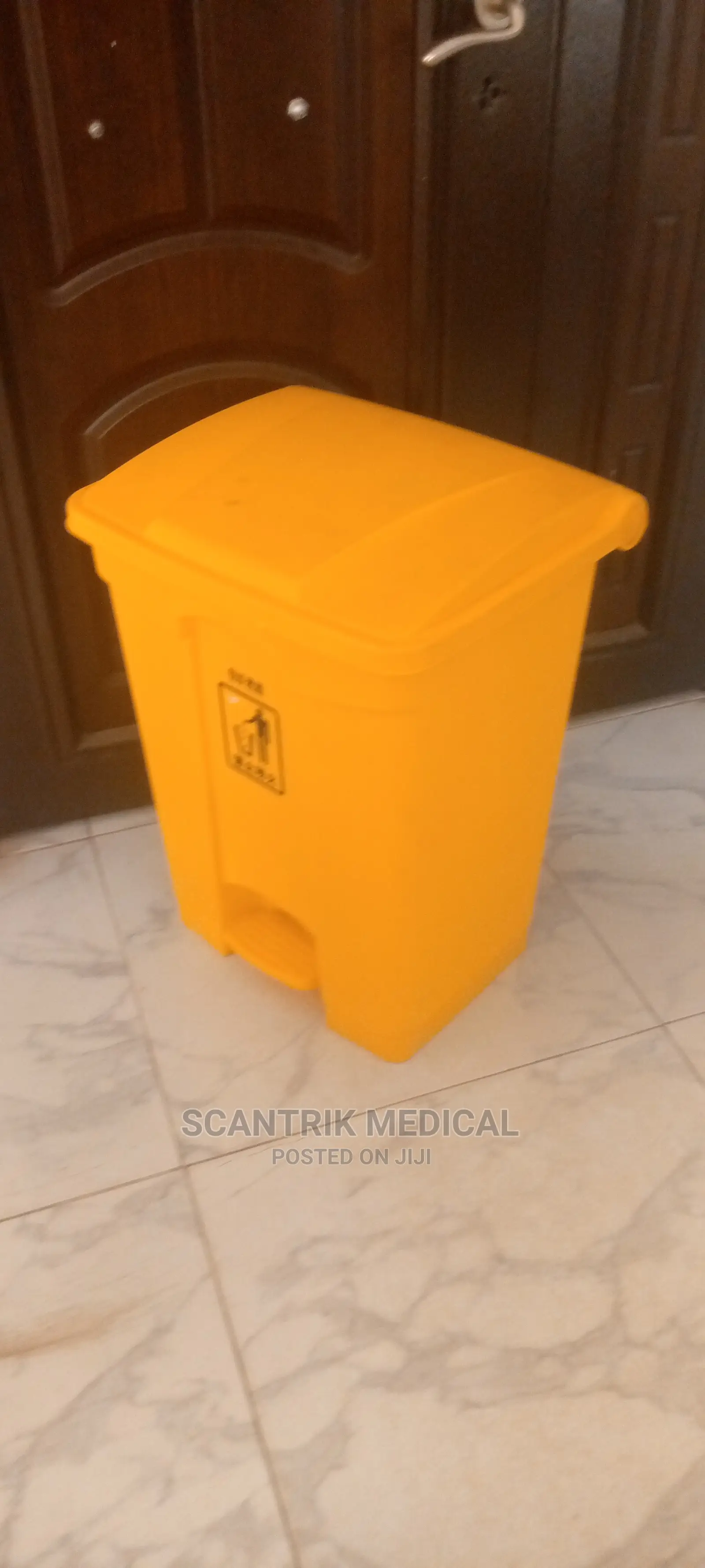 Plastic Open Top Outdoor Garbage Bin,
